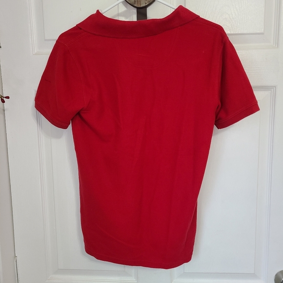 (1561) J. Khakis Youths Short Sleeve Polo Shirt, Size: Large Color: Red (NWOT) - Picture 13 of 14